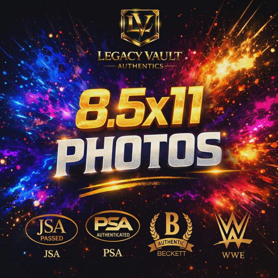 Autographed Photos - 8.5x11s