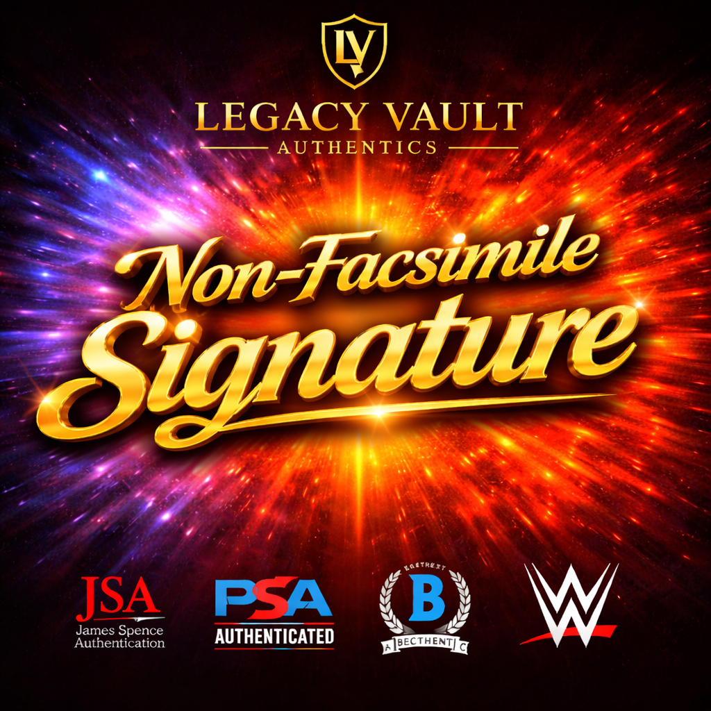 Non-facsimile signature - Cards – Legacy Vault Authentics