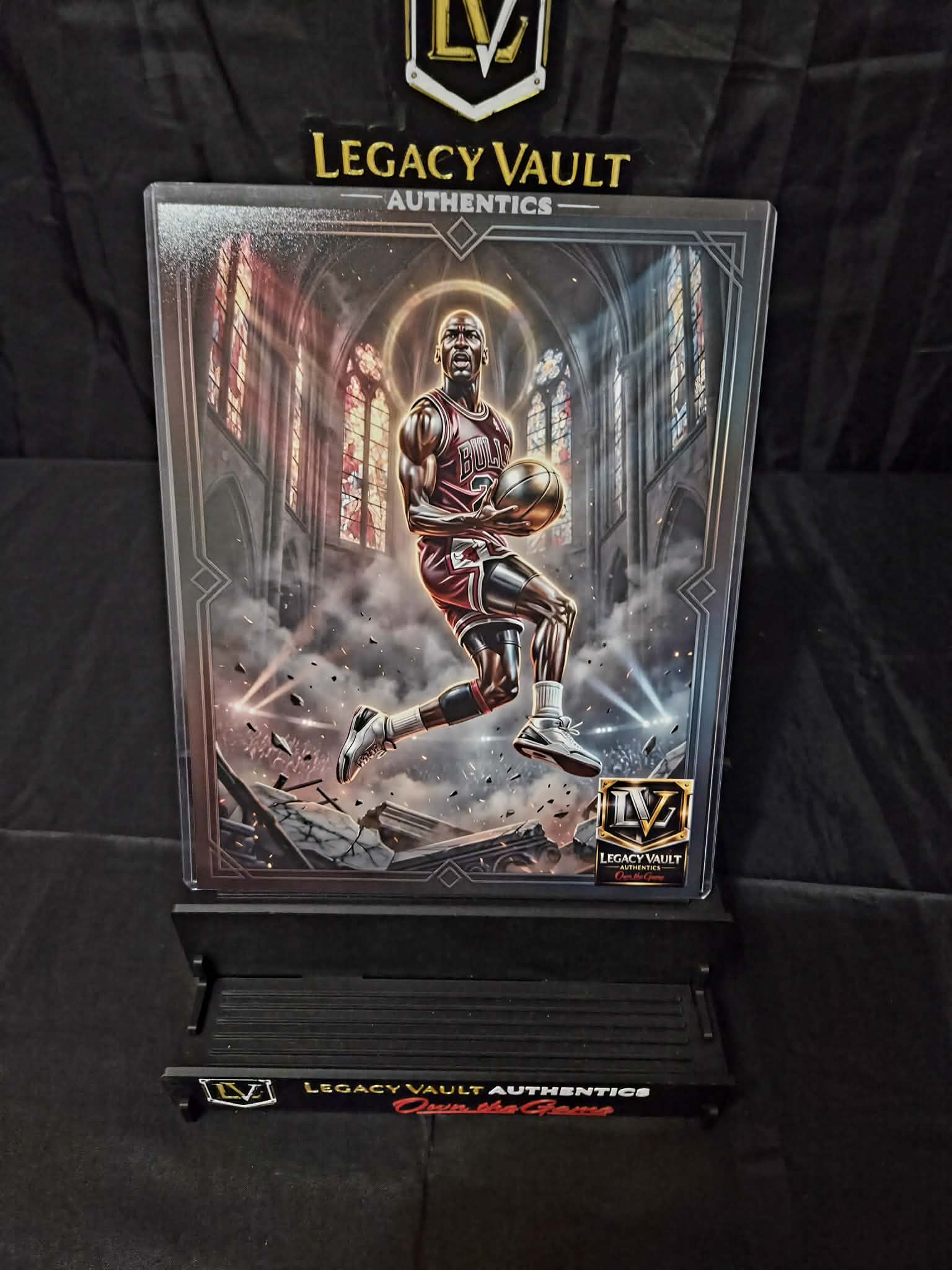 Michael Jordan Custom Art Photo – Limited Edition Vault Creation 8x10 Photo Print NBA Basketball NCAA Legend Hall of Fame