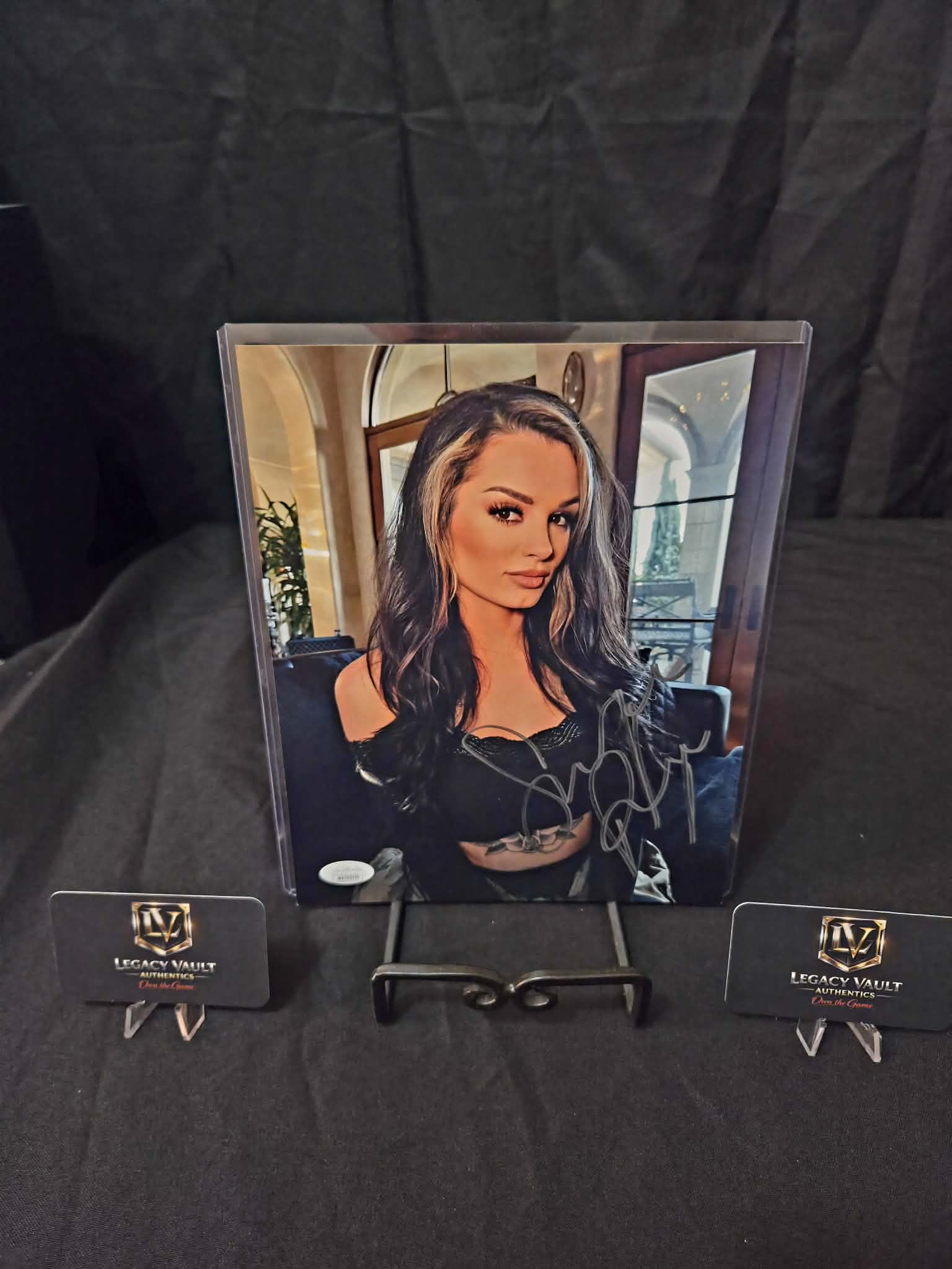 Paige Signed Autographed 8x10 AEW WWE Legend Hall of Fame Diva JSA