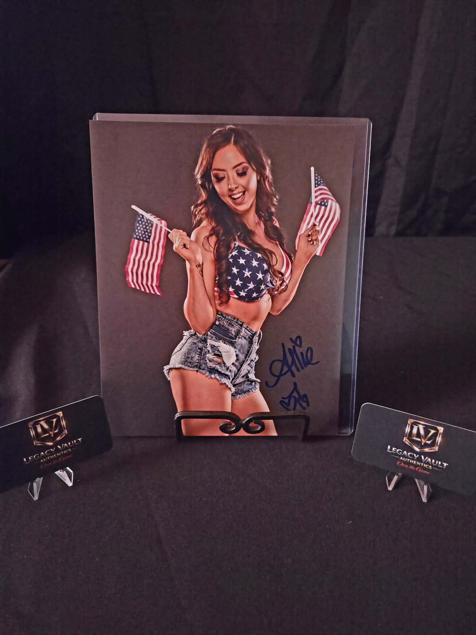 Allie the Bunny Signed 8x10 Autographed AEW WWE Legend Hall of Fame Diva