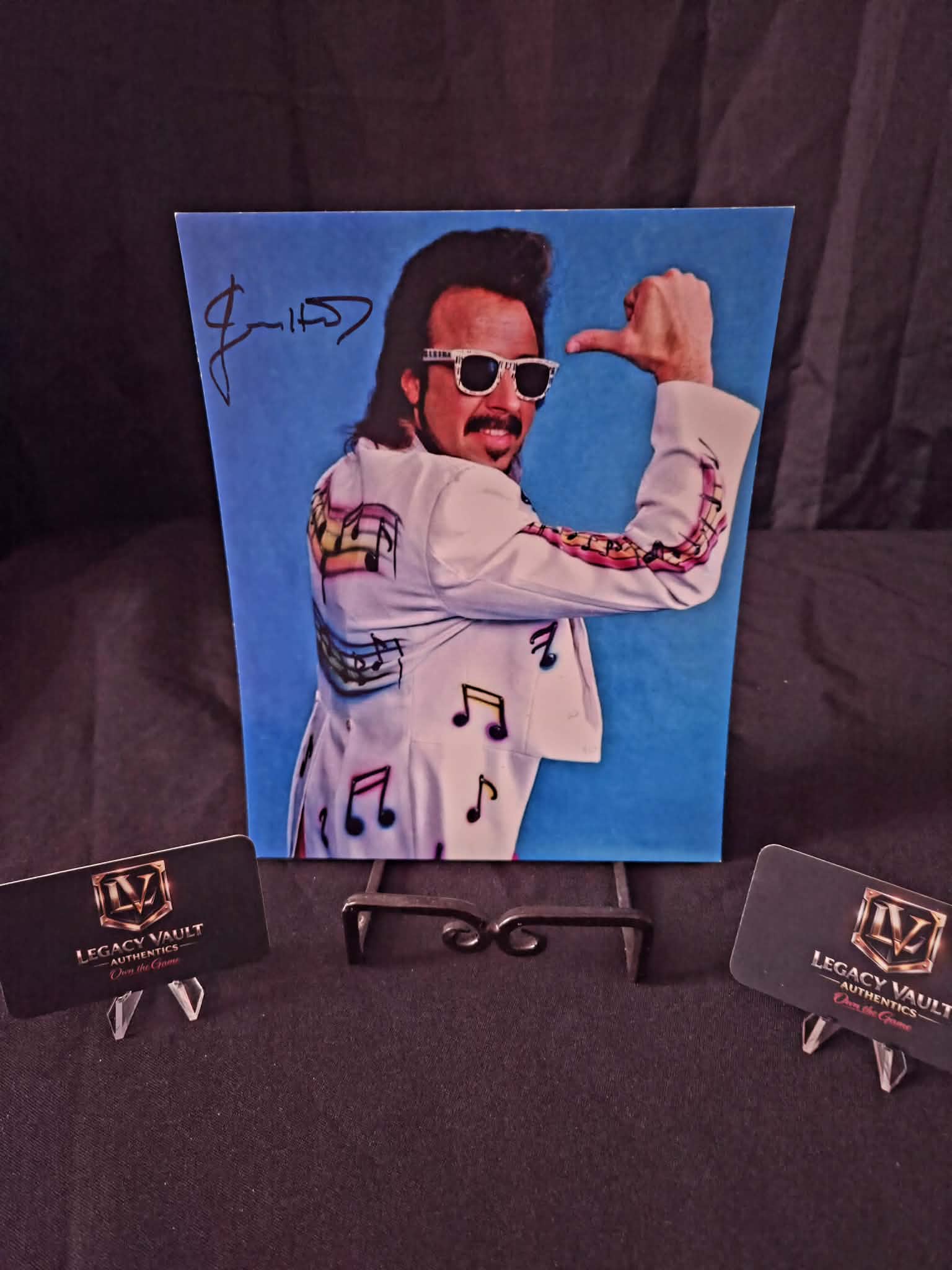 Jimmy Hart Signed 8x10 Autographed AEW WWE Legend Hall of Fame