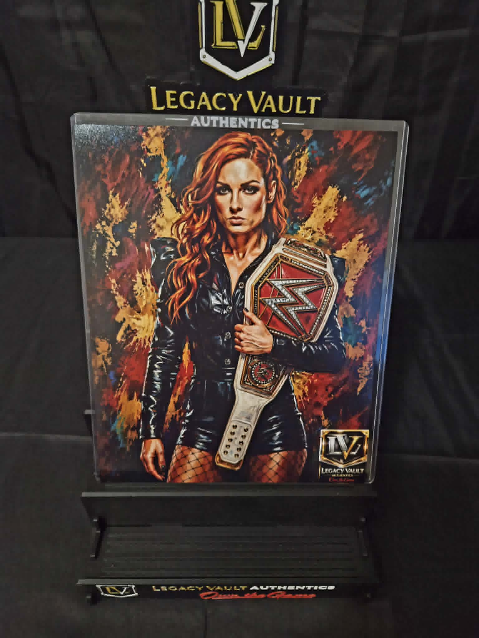 Becky Lynch Custom Art Photo – Limited Edition Vault Creation 8x10 Photo Print WWE AEW NJPW TNA Wrestling Diva