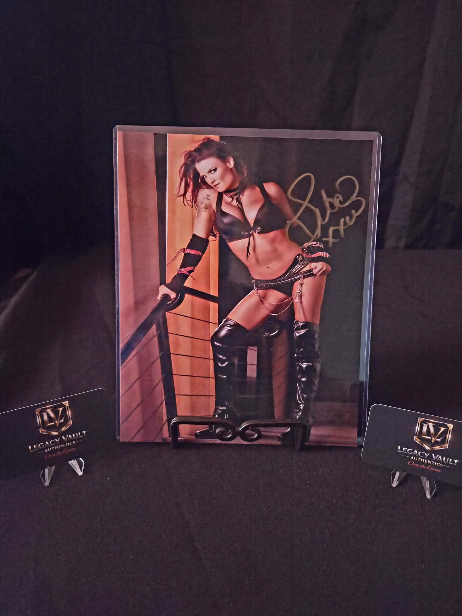 Lita Signed 8x10 Autographed AEW WWE Legend Hall of Fame Diva