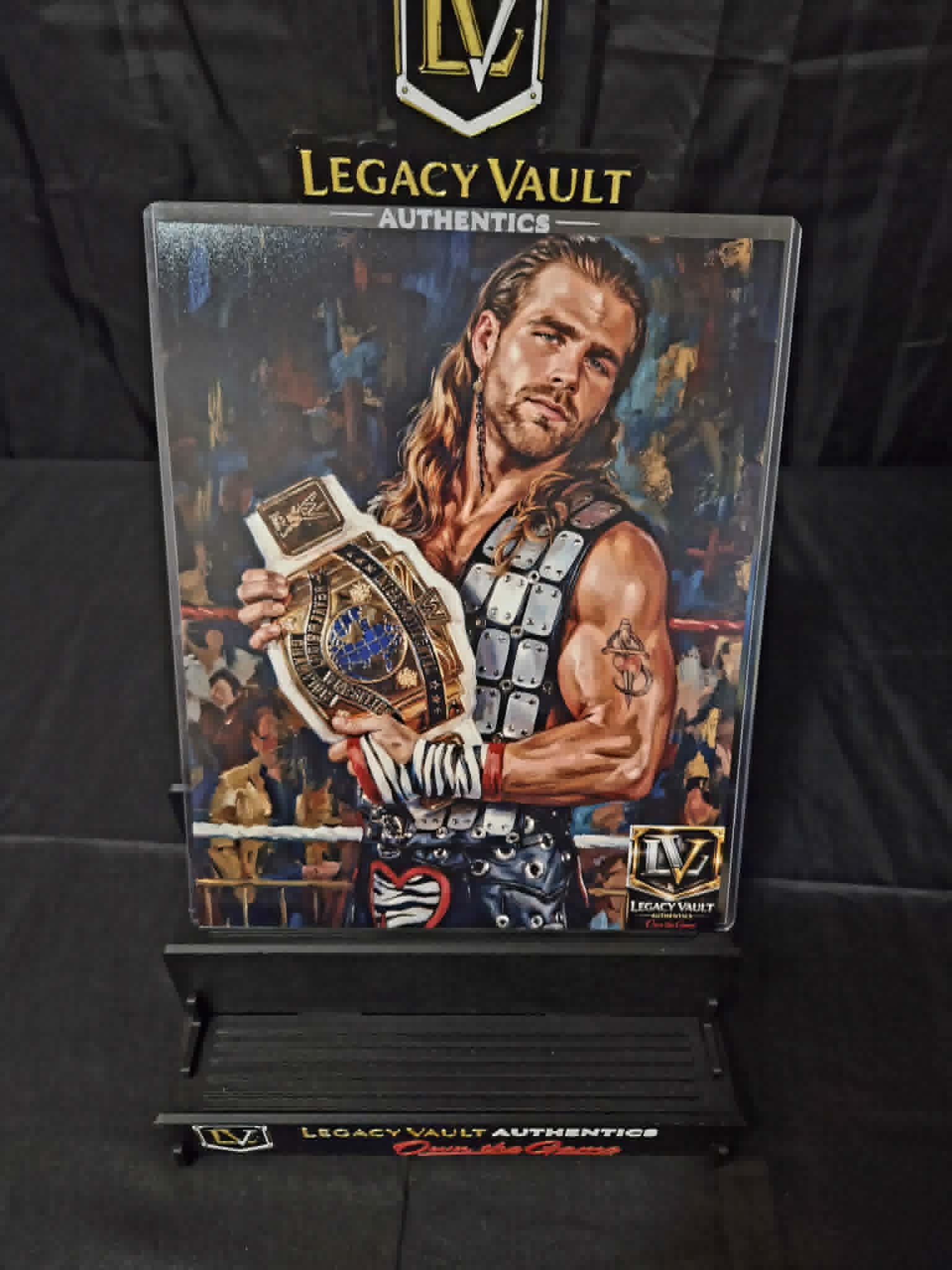 Shawn Michaels HBK Heartbreak Kid Wrestlemania Custom Art Photo – Limited Edition Vault Creation 8x10 Print WWE AEW TNA Wrestling NJPW Legend Hall of Fame