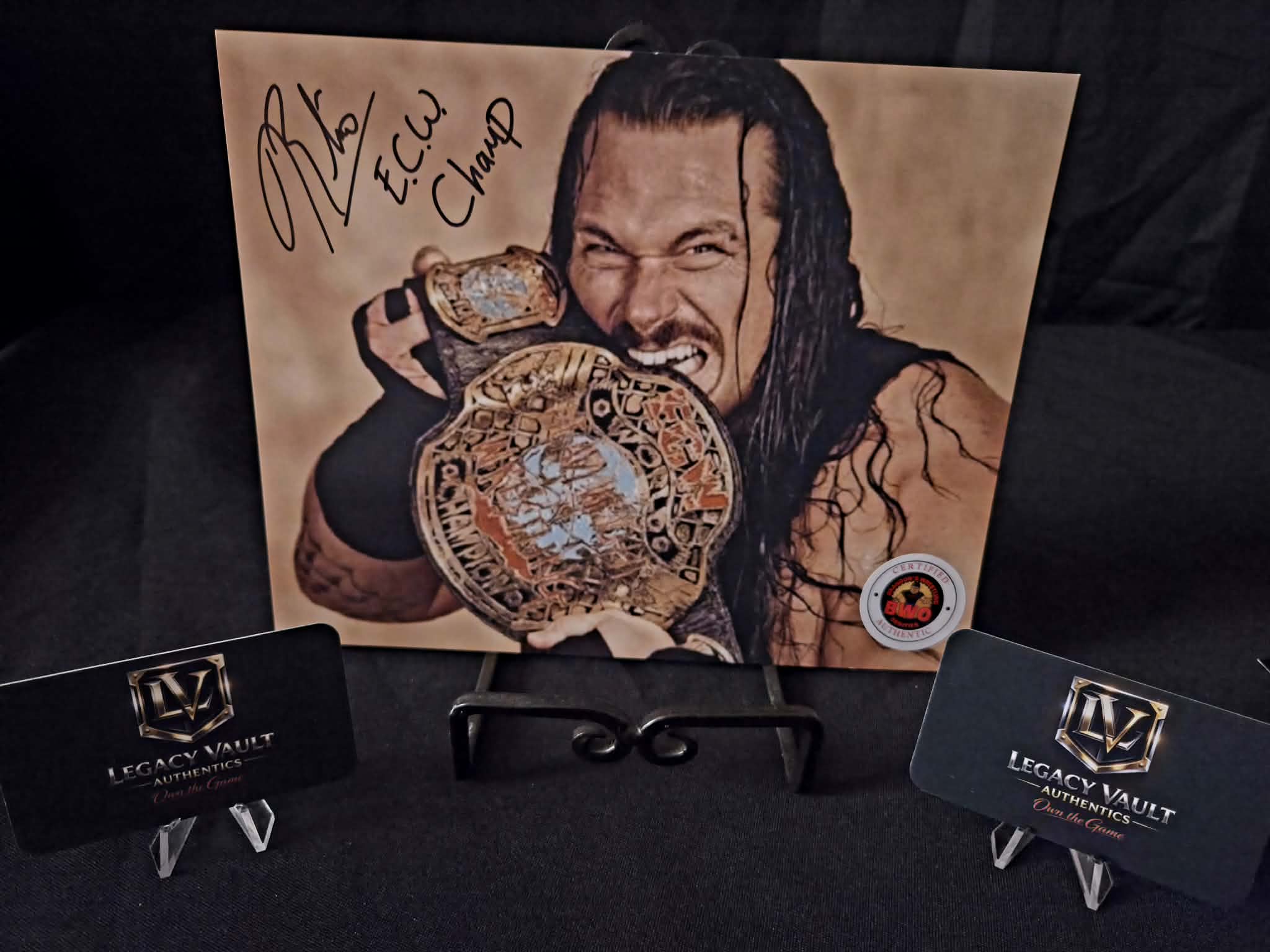 Rhyno Signed 8x10 Autographed AEW WWE Legend Hall of Fame