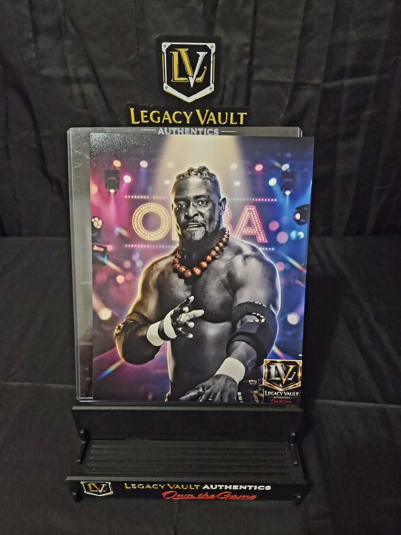 Oba Femi The Ruler Custom Art Photo – Limited Edition Vault Creation 8x10 Print WWE AEW TNA Wrestling NJPW Legend Hall of Fame