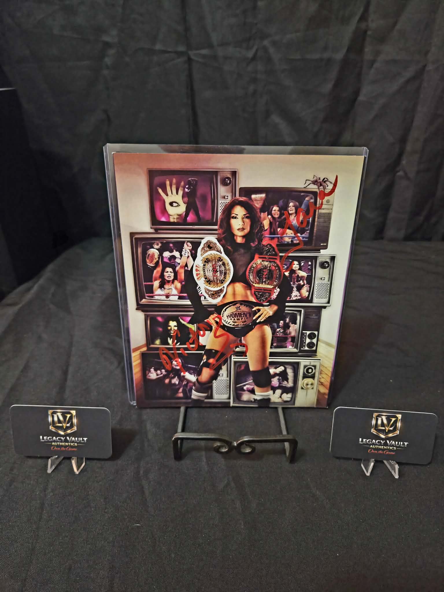 Victoria Tara Signed 8x10 Autographed AEW WWE Legend Hall of Fame Diva