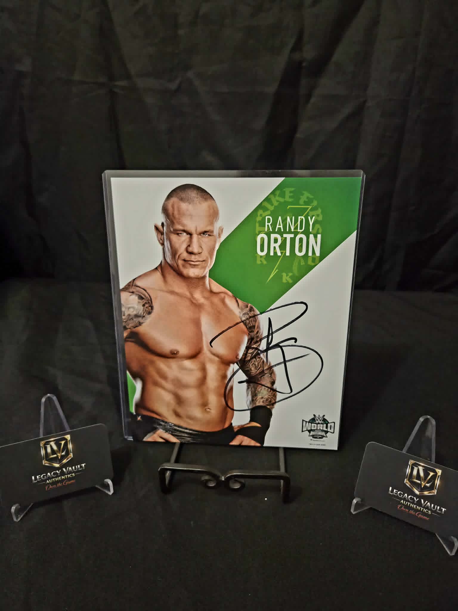 Randy Orton Signed 8x10 Autographed AEW WWE Legend Hall of Fame Promo