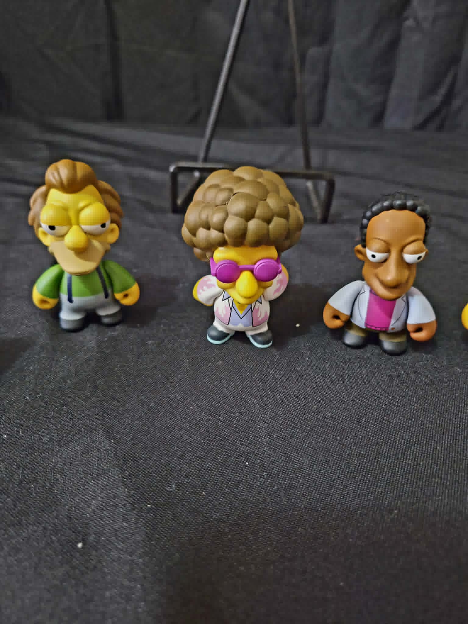 The Simpsons Kidrobot Figure Vinyl Mini 5 Figure Lot Lenny Leonard Disco Stu Moe Carl Szyslak Otto Mann Carlson