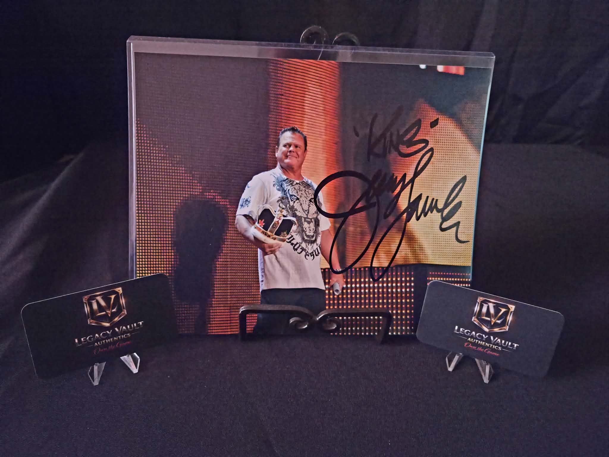 Jerry the King Lawler Signed 8x10 Autographed AEW WWE Legend Hall of Fame