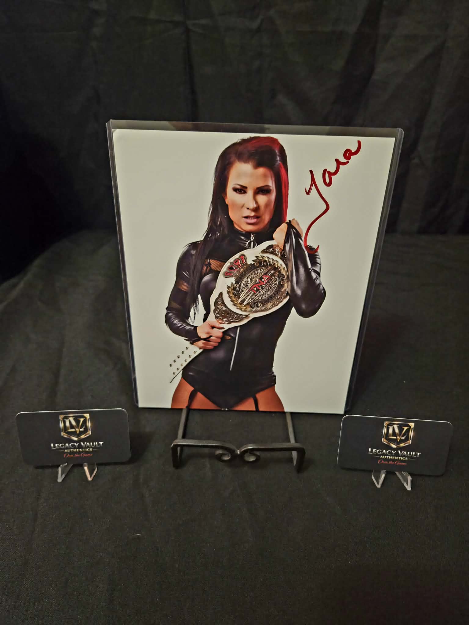 Victoria Tara Signed 8x10 Autographed AEW WWE Legend Hall of Fame Diva