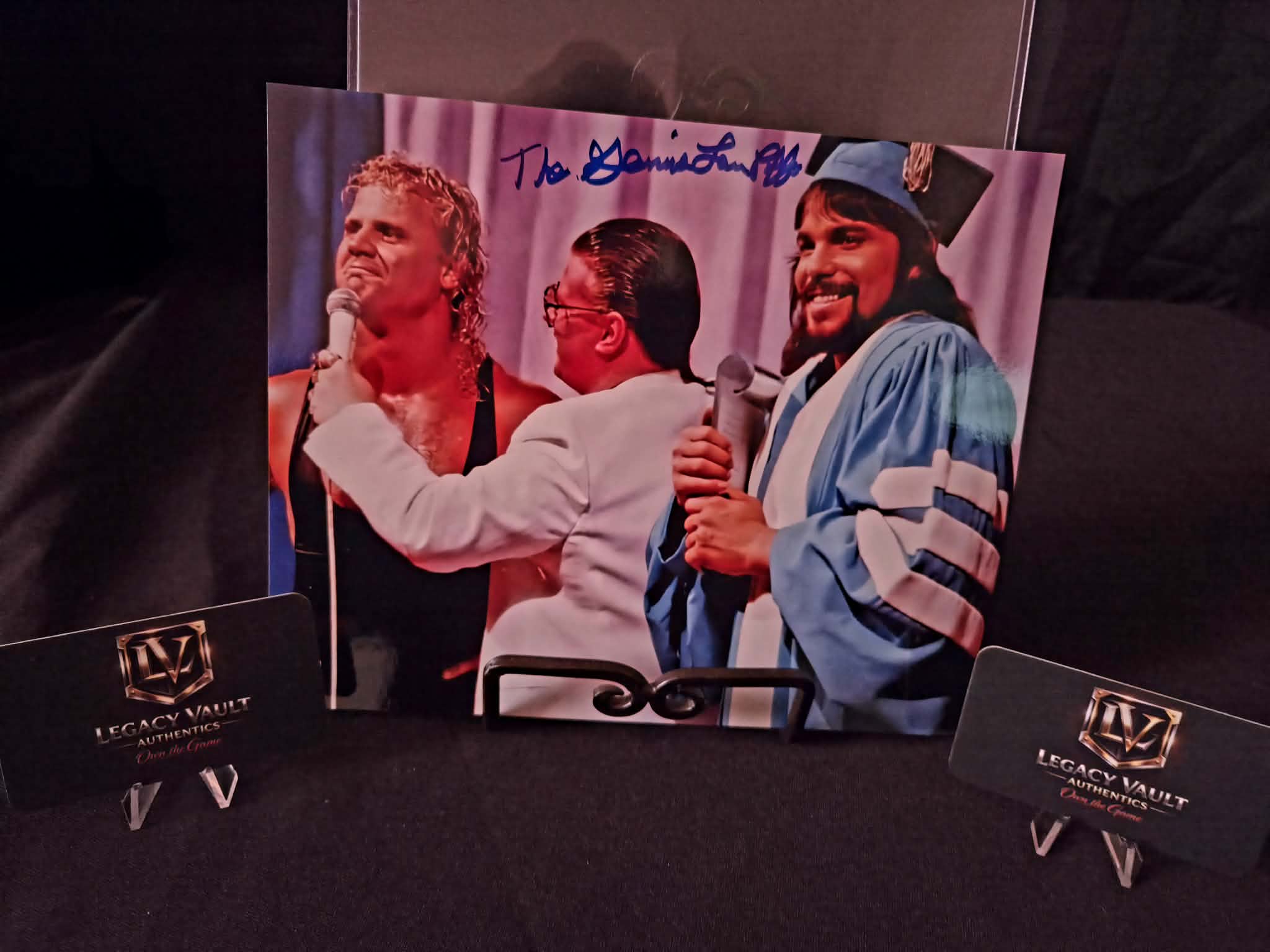 The Genius Lanny Poffo (Randy Savage Brother) Signed 8x10 Autographed AEW WWE Legend Hall of Fame Deceased