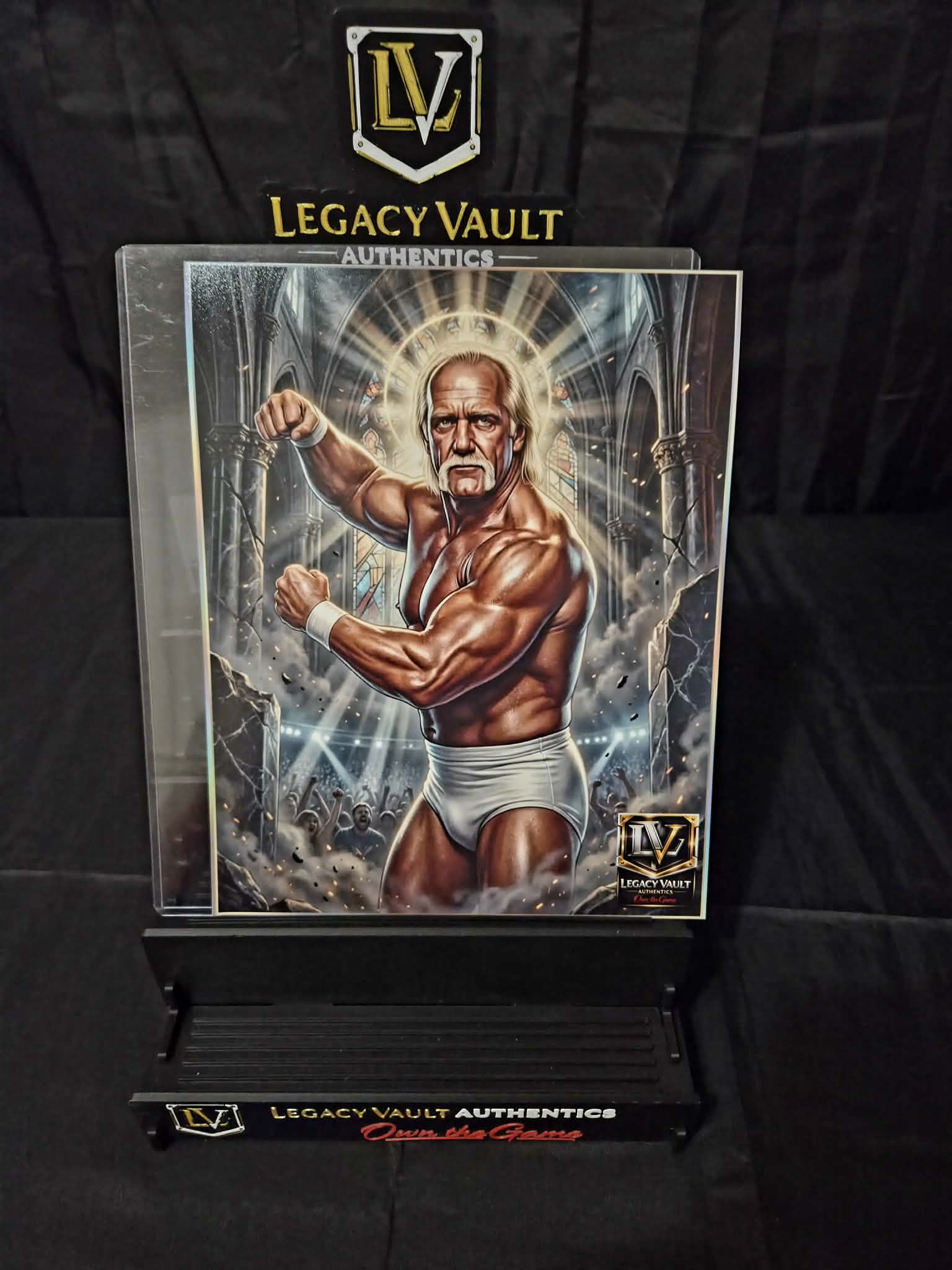 Hulk Hogan Hollywood NWO Hulkamania Custom Art Photo – Limited Edition Vault Creation 8x10 Print WWE AEW TNA Wrestling NJPW Legend Hall of Fame