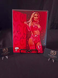 Carmella Signed 8x10 Autographed AEW WWE Legend Hall of Fame JSA