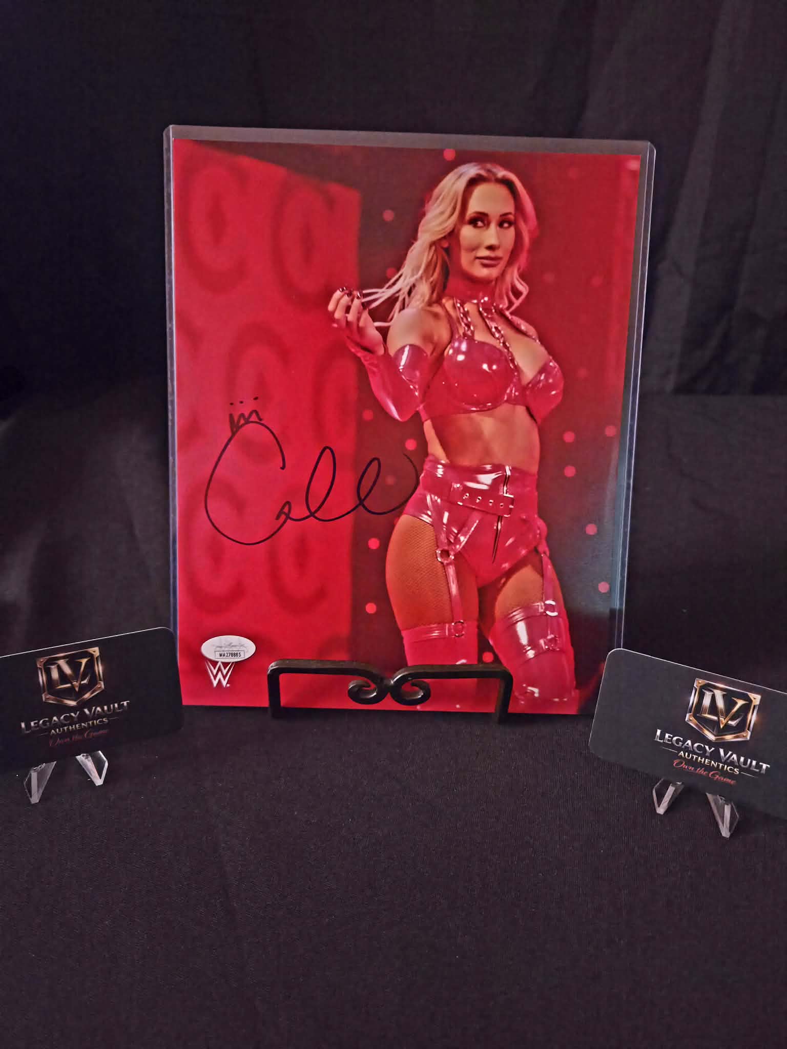 Carmella Signed 8x10 Autographed AEW WWE Legend Hall of Fame JSA