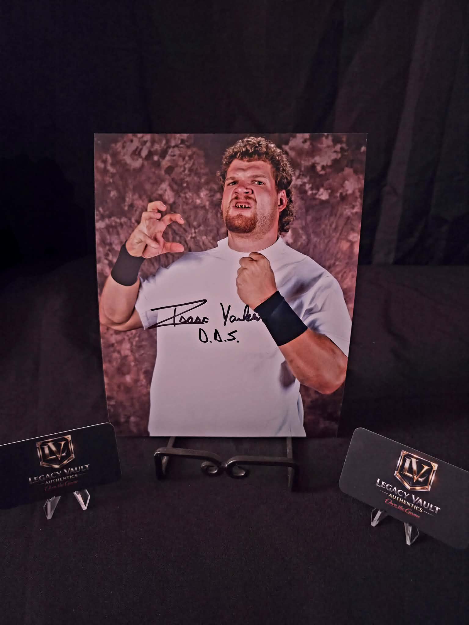 Kane Isaac Yankem Signed 8x10 Autographed AEW WWE Legend Hall of Fame