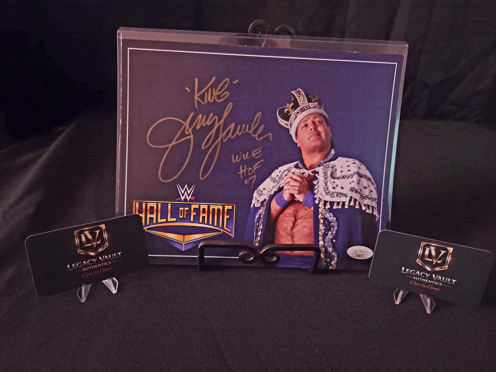 Jerry the King Lawler Signed 8x10 Autographed AEW WWE Legend Hall of Fame JSA