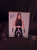 Iyo Sky Signed 8x10 Autographed AEW WWE Legend Hall of Fame