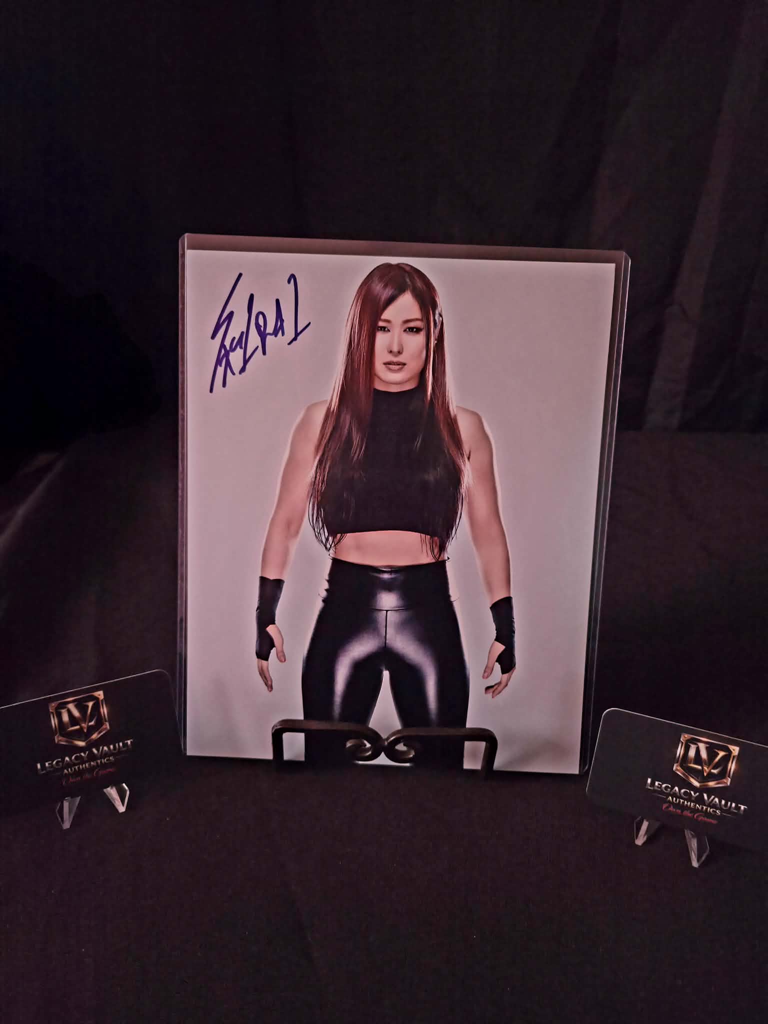 Iyo Sky Signed 8x10 Autographed AEW WWE Legend Hall of Fame