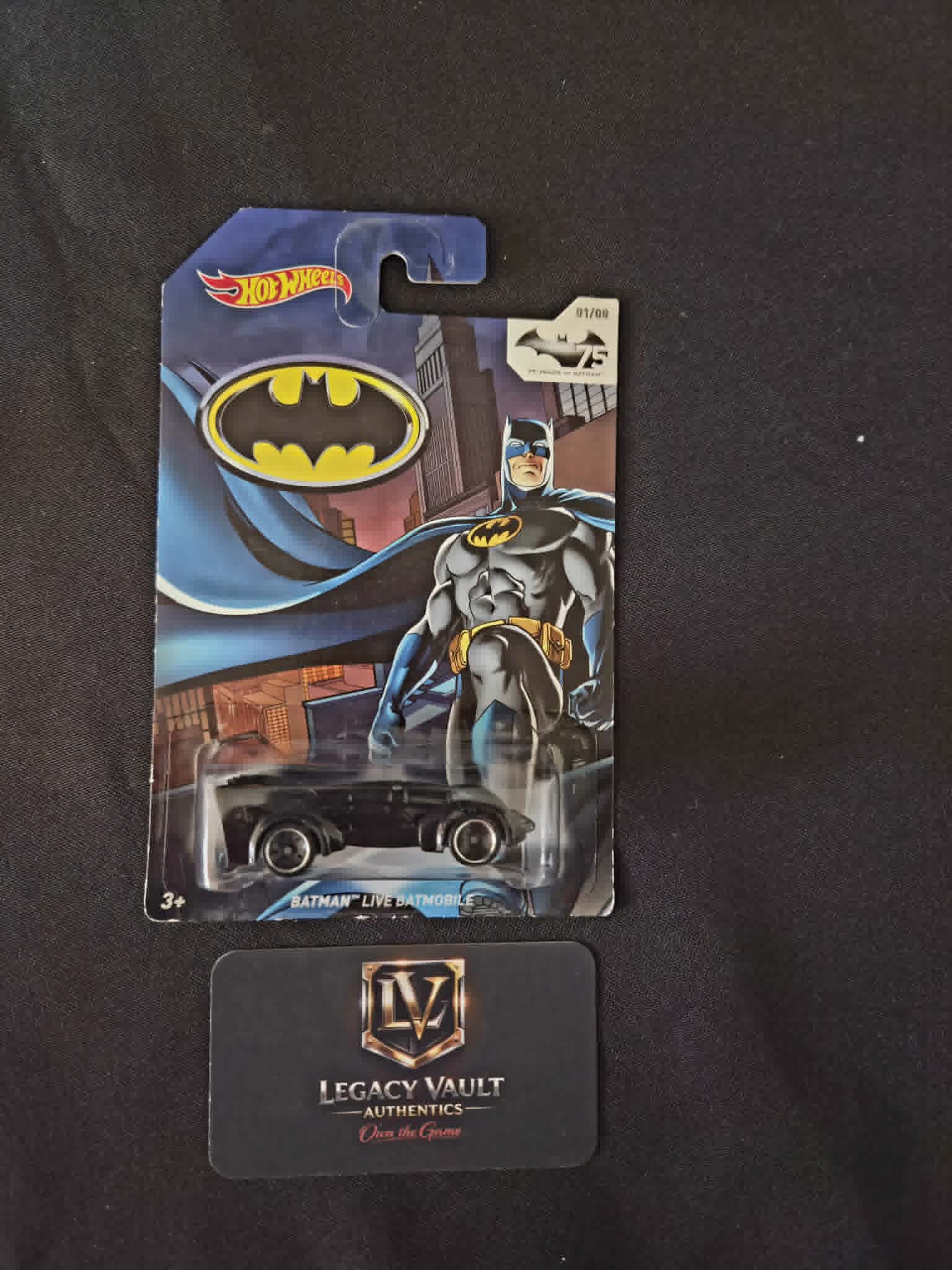 Batman Live Batmobile Vintage Hot Wheels Sealed in Box McFarlane