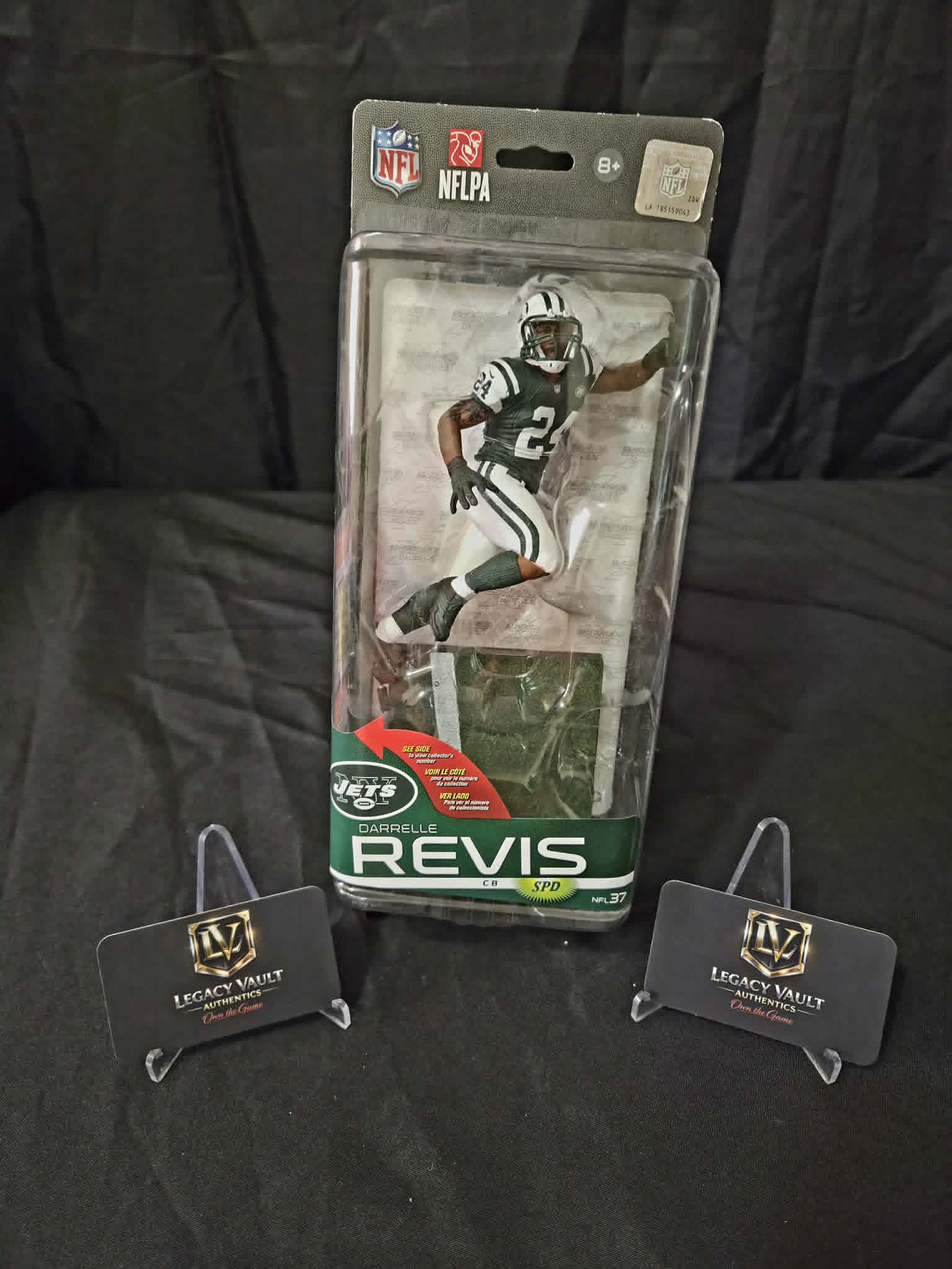 New York Jets Darrelle Revis Figure Sealed in Box McFarlane NFL Football NCAA