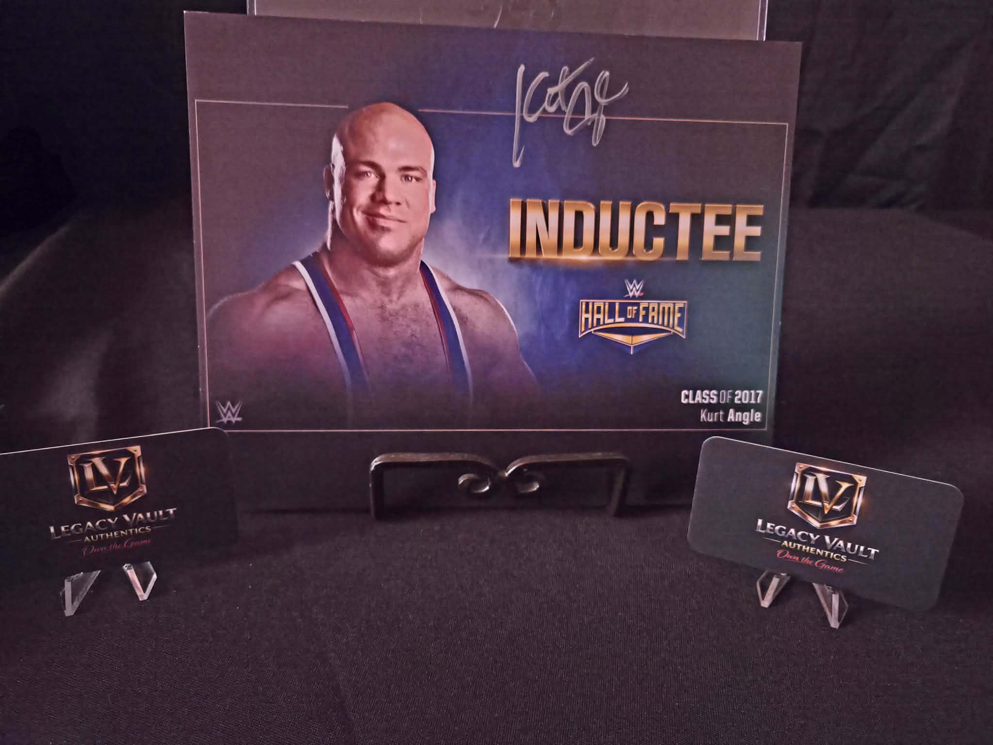 Kurt Angle Signed 8x10 Autographed AEW WWE TNA NJPW Legend Hall of Fame