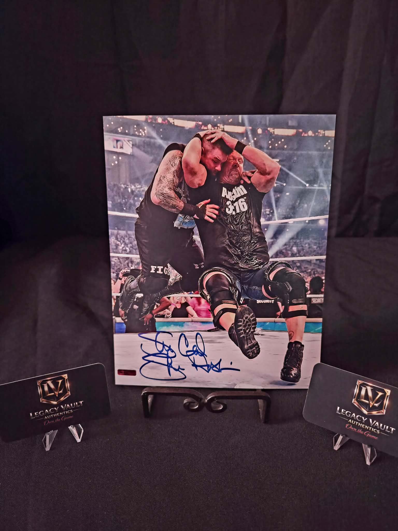 Stone Cold Steve Austin Signed 8x10 Autographed AEW WWE Legend Hall of Fame