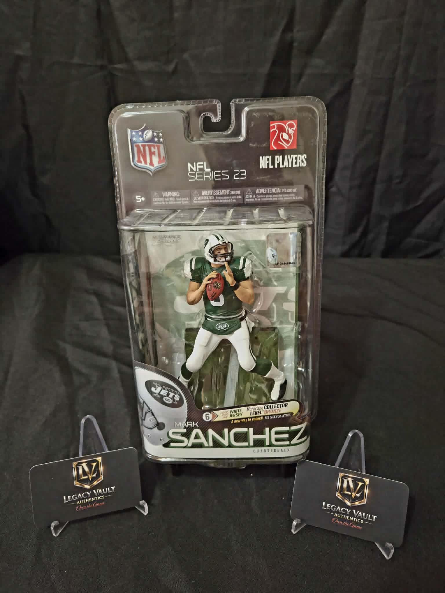 Mark Sanchez Vintage Figure Sealed in Box McFarlane NFL Football NCAA Bronze New York Jets