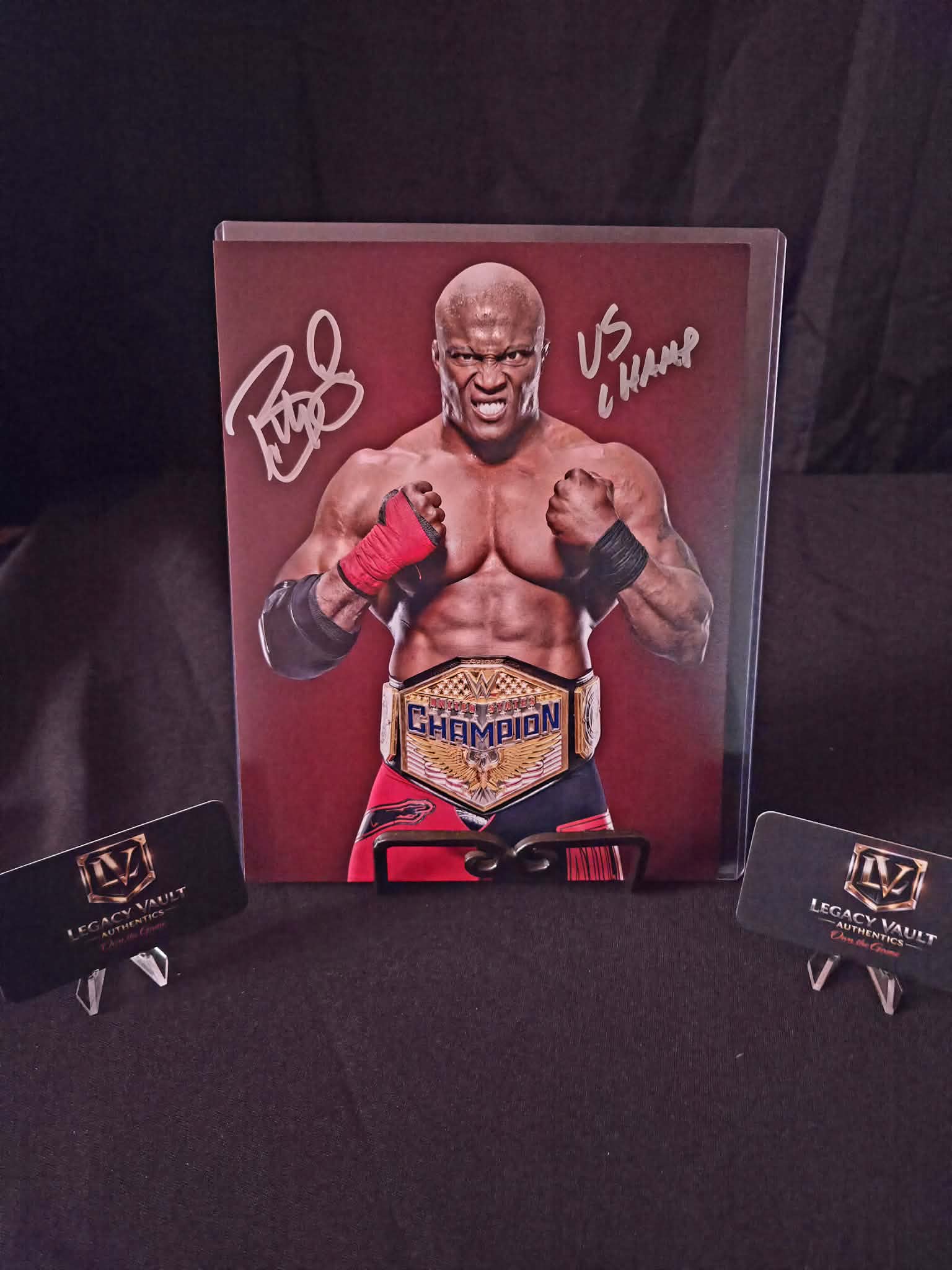 Bobby Lashley Signed 8x10 Autographed AEW WWE Legend Hall of Fame Rare Limited