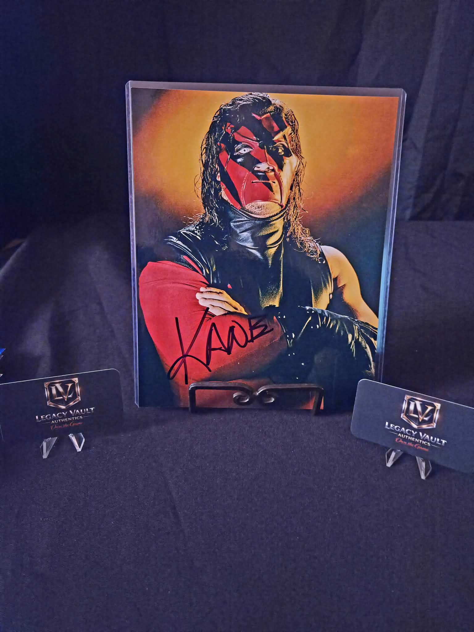 Kane Signed 8x10 Autographed AEW WWE TNA NJPW Legend Hall of Fame