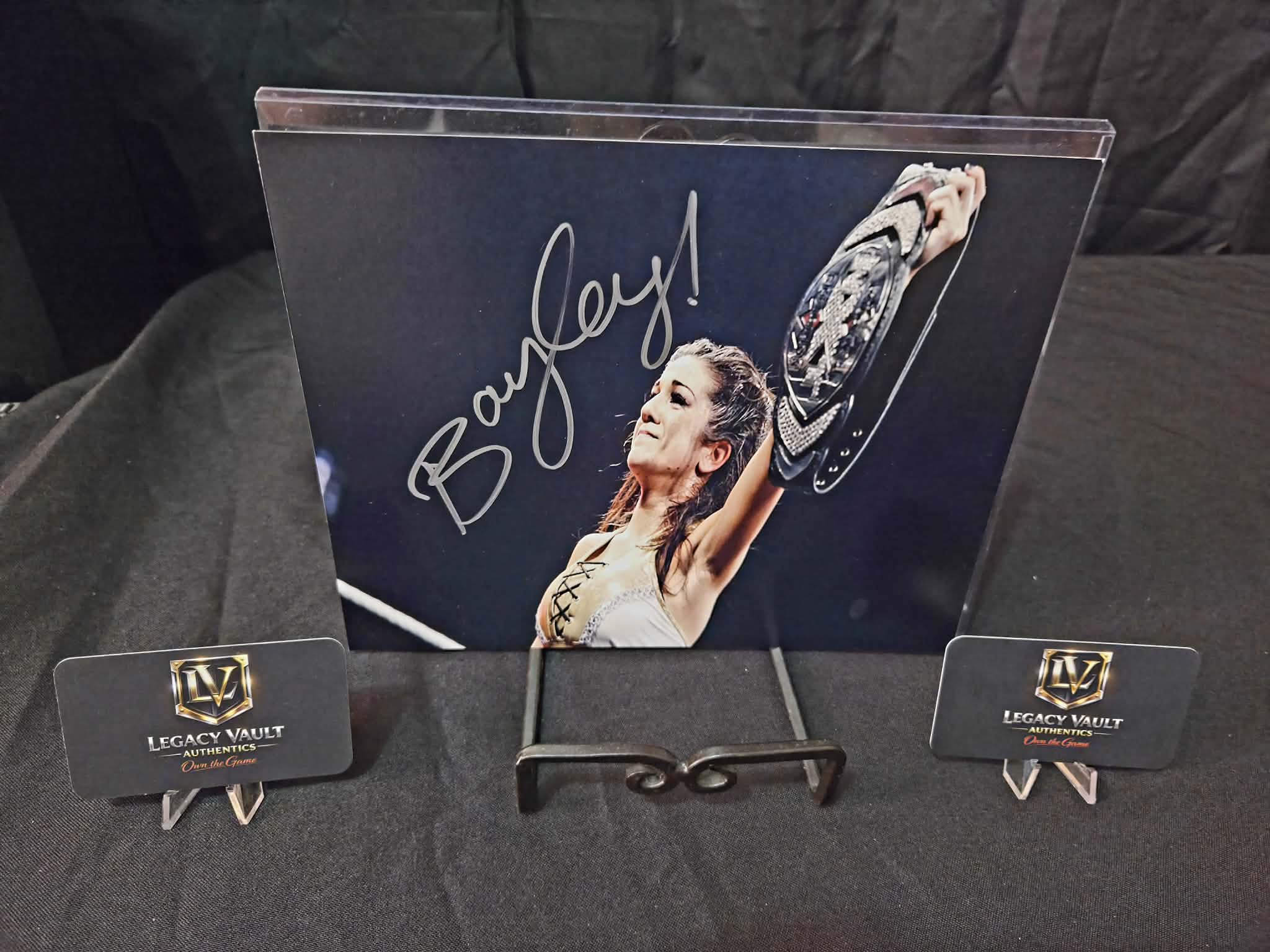 Bayley Signed 8x10 Autographed AEW WWE Legend Hall of Fame Diva
