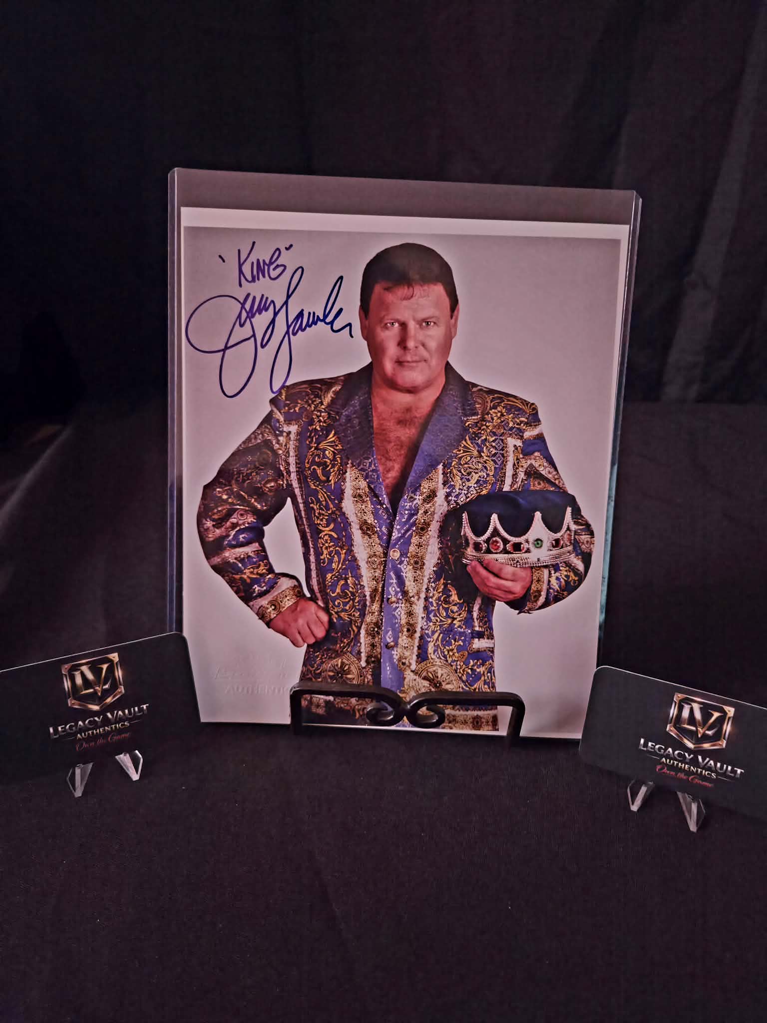 Jerry the King Lawler Signed 8x10 Autographed AEW WWE Legend Hall of Fame