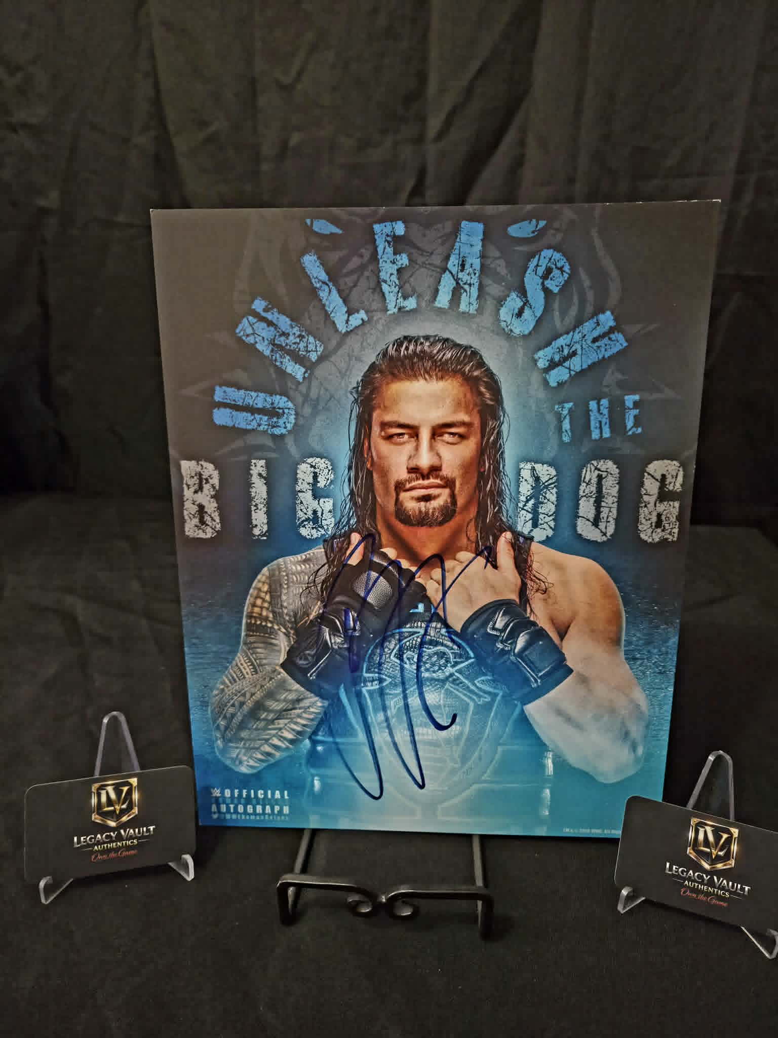 Roman Reigns Signed 11x14 Autographed AEW WWE Legend Hall of Fame Promo