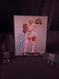 Blake Monroe Mariah May Signed 8x10 Autographed AEW WWE Legend Hall of Fame