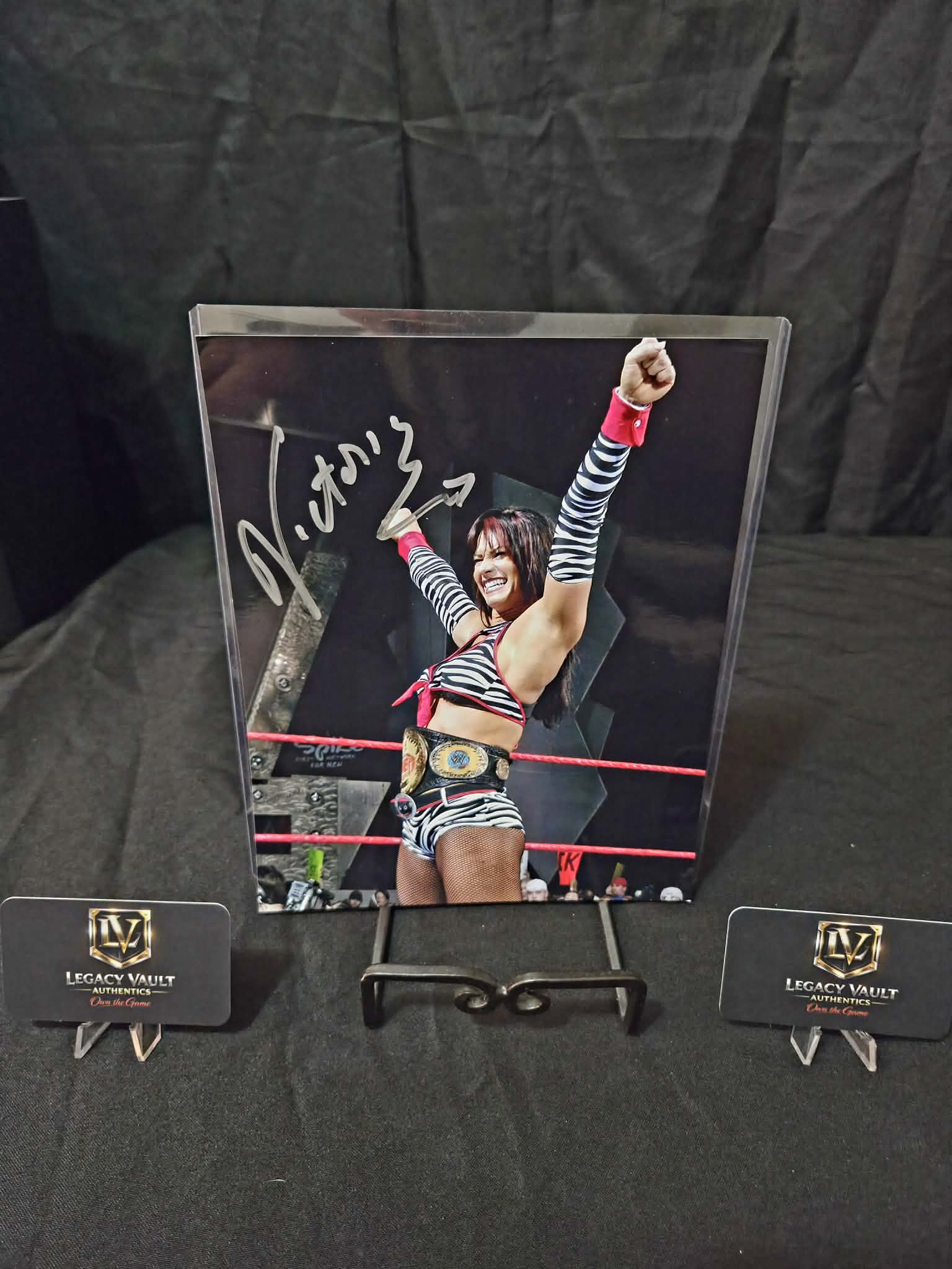 Victoria Tara Signed 8x10 Autographed AEW WWE Legend Hall of Fame Diva