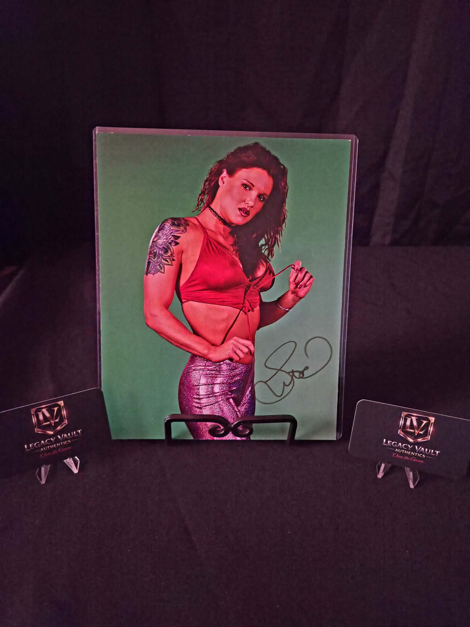 Lita Signed 8x10 Autographed AEW WWE Legend Hall of Fame Diva