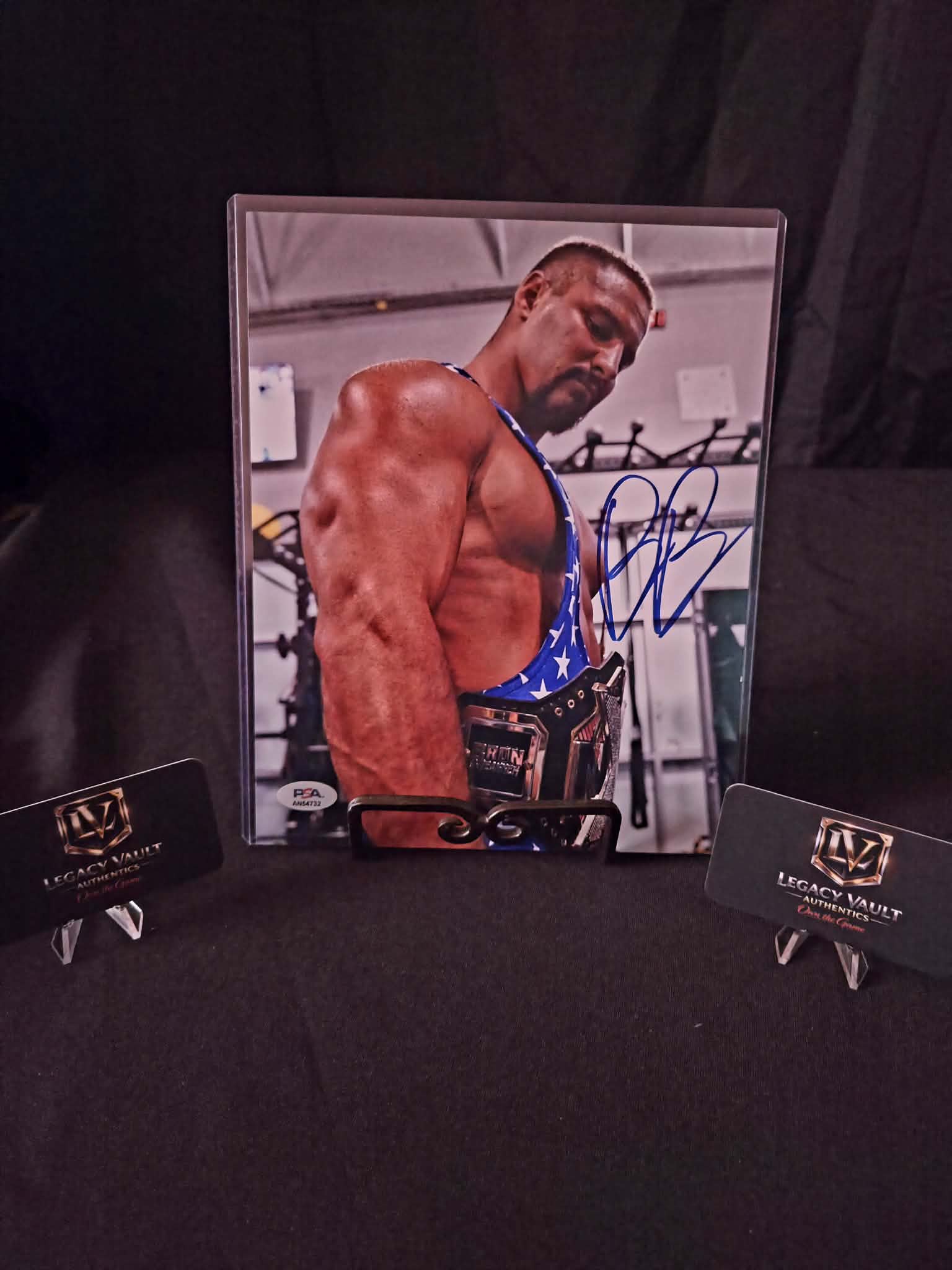 Bron Breakker Signed 8x10 Autographed AEW WWE Legend Hall of Fame PSA