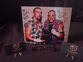 The Carnage Crew Matthew "Matt" Knowles (HC Loc) and Tony DeVito Signed 8x10 Autographed AEW WWE Legend Hall of Fame