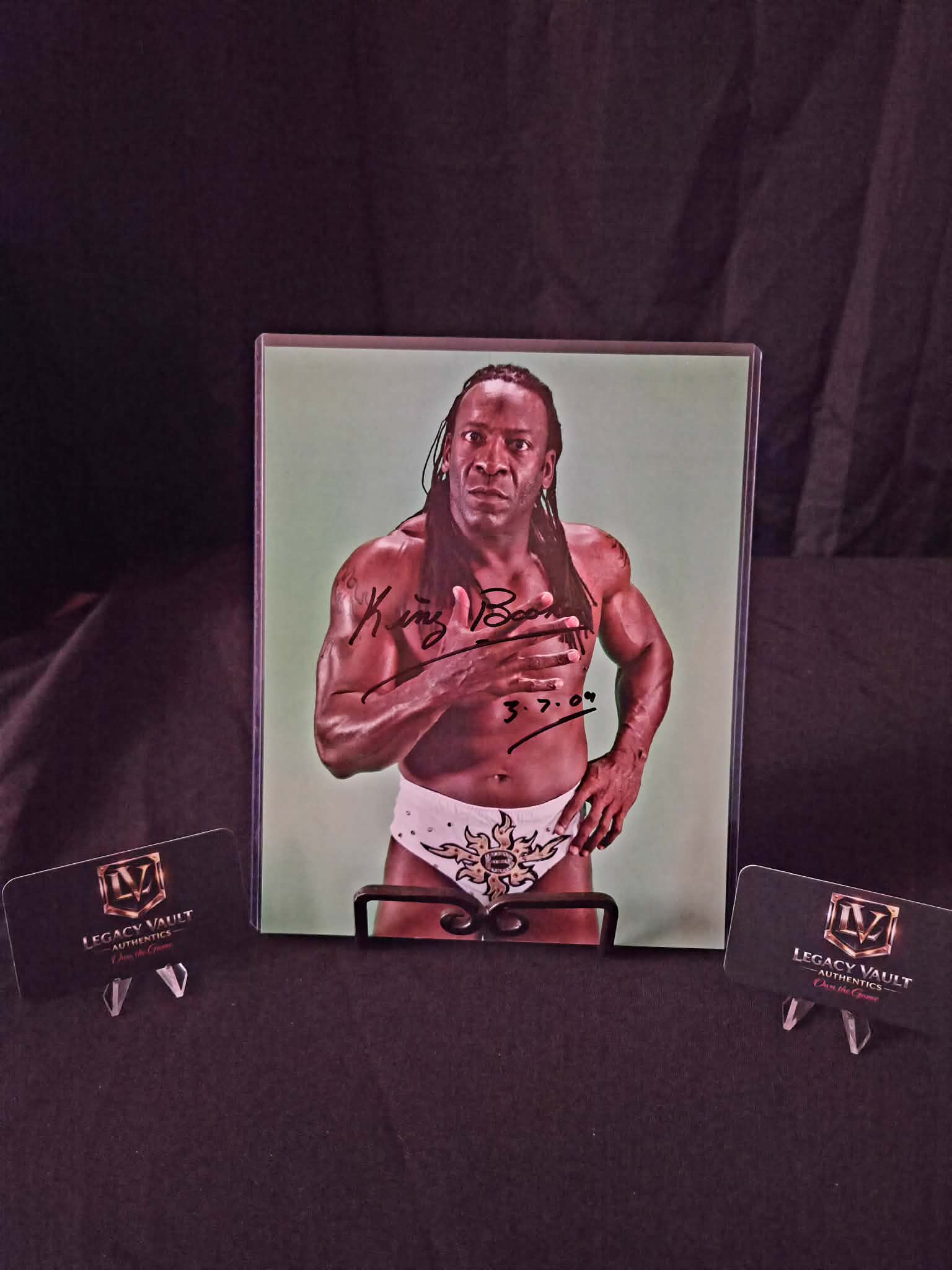 Booker T Signed 8x10 Autographed AEW WWE Legend Hall of Fame