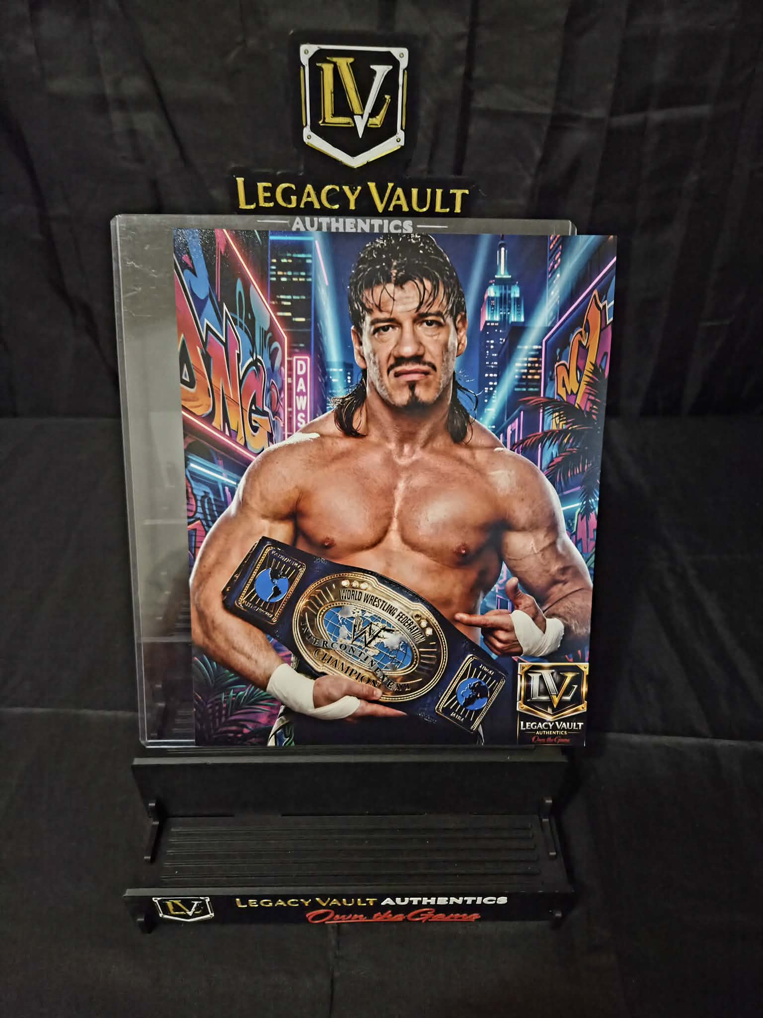 Eddie Guerrero Latino Heat Custom Art Photo – Limited Edition Vault Creation 8x10 Print WWE AEW TNA Wrestling NJPW Legend Hall of Fame