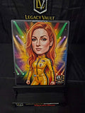 Becky Lynch Custom Art Photo – Limited Edition Vault Creation 8x10 Photo Print WWE AEW NJPW TNA Wrestling Diva