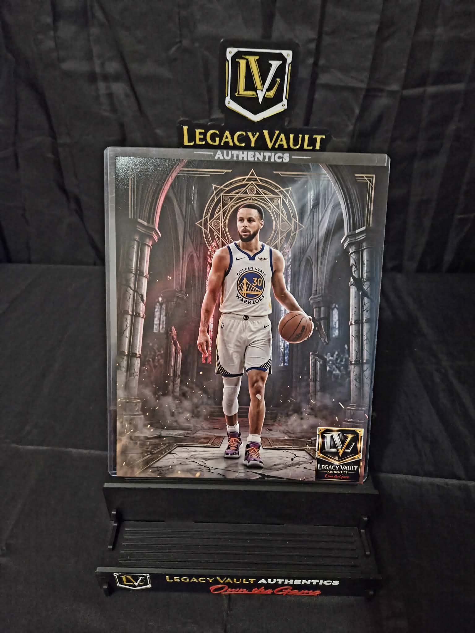 Stephen Curry Custom Art Photo – Limited Edition Vault Creation 8x10 Photo Print NBA Basketball NCAA Legend Hall of Fame
