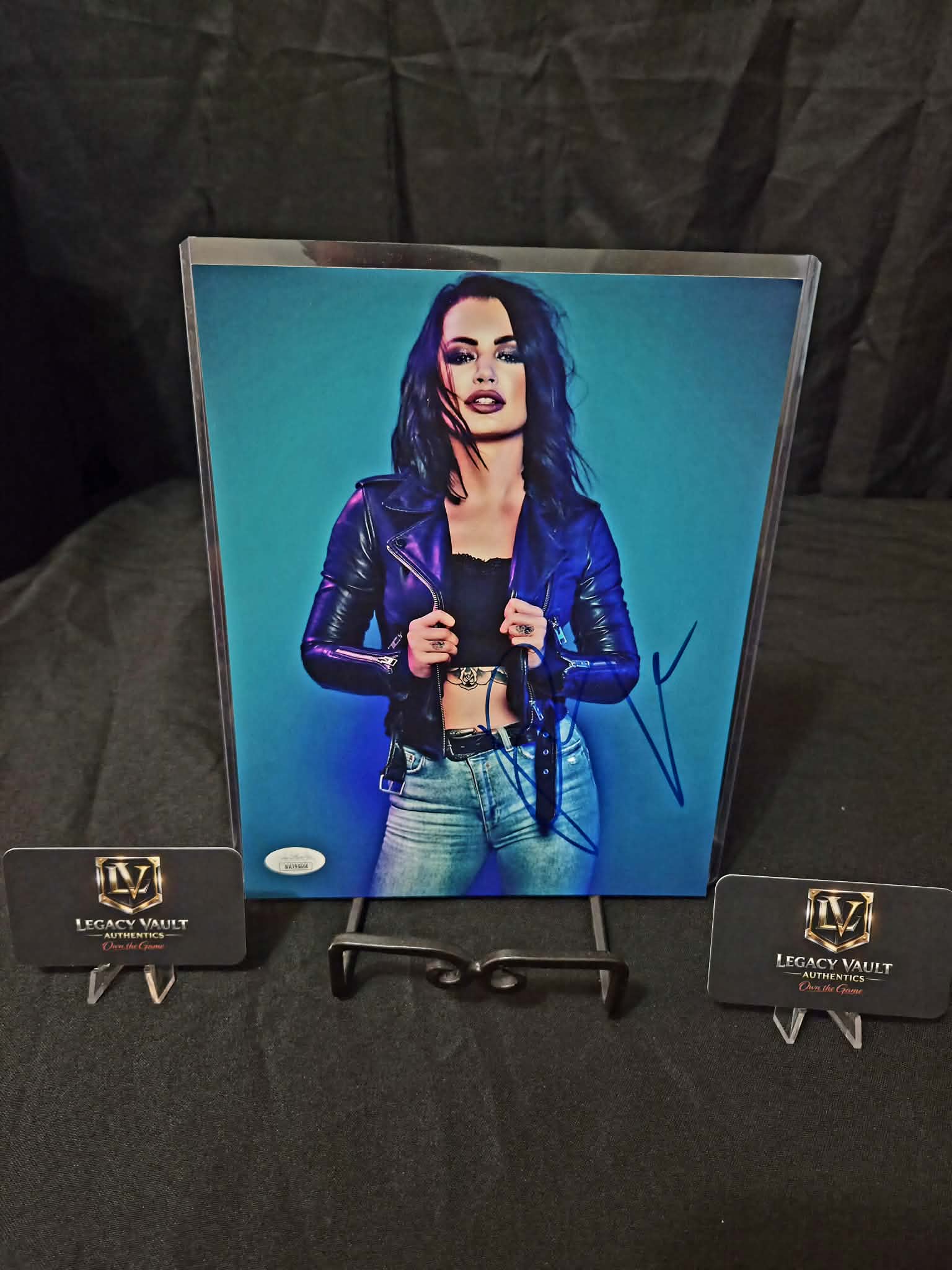 Paige Signed Autographed 8x10 AEW WWE Legend Hall of Fame Diva JSA