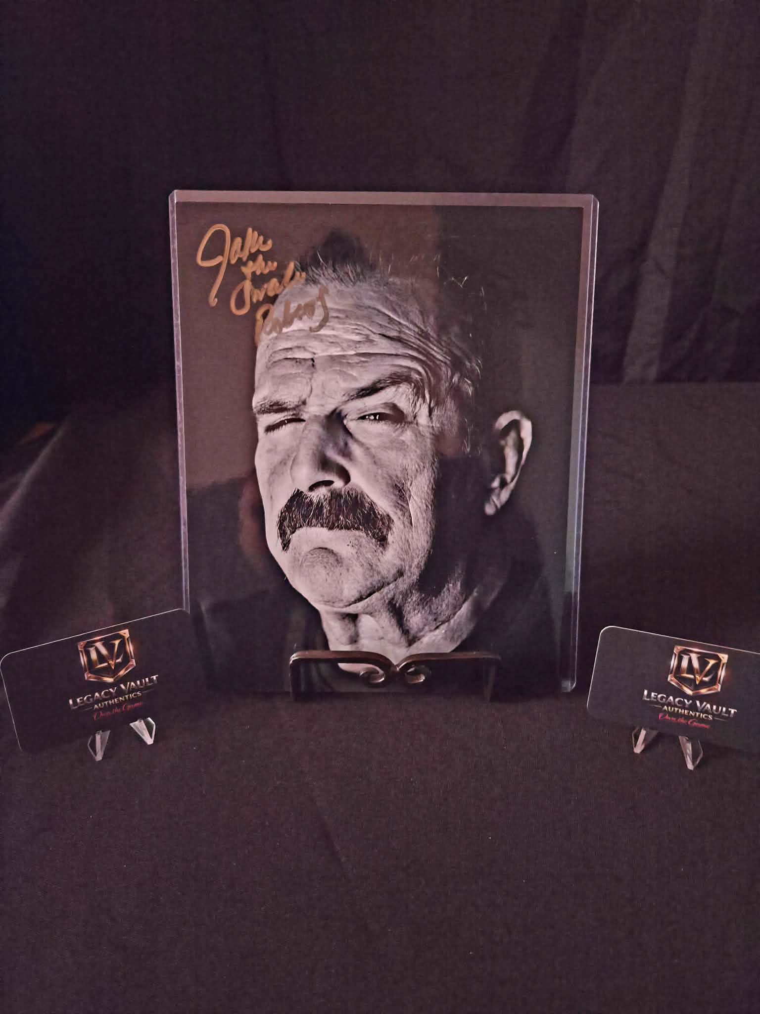 Jake the Snake Roberts Signed 8x10 Autographed AEW WWE Legend Hall of Fame