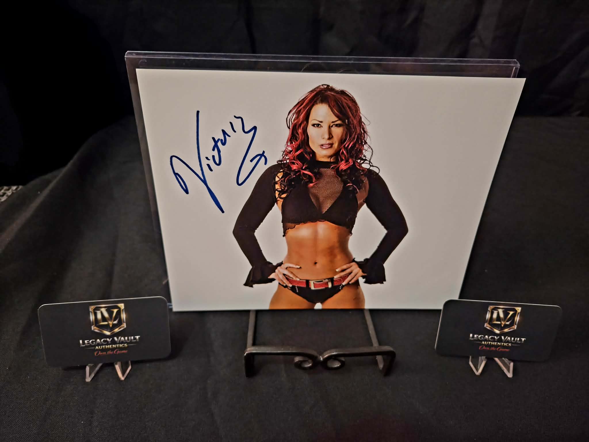 Victoria Tara Signed 8x10 Autographed AEW WWE Legend Hall of Fame Diva