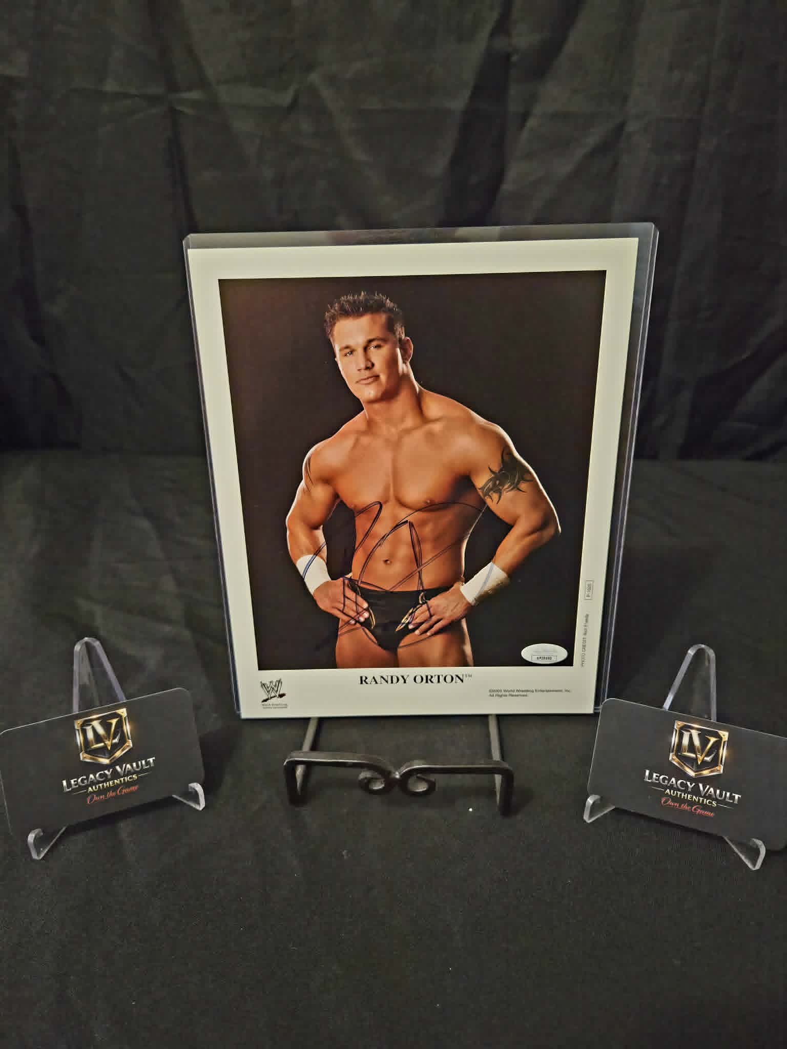 Randy Orton Signed 8x10 Autographed AEW WWE Legend Hall of Fame Promo
