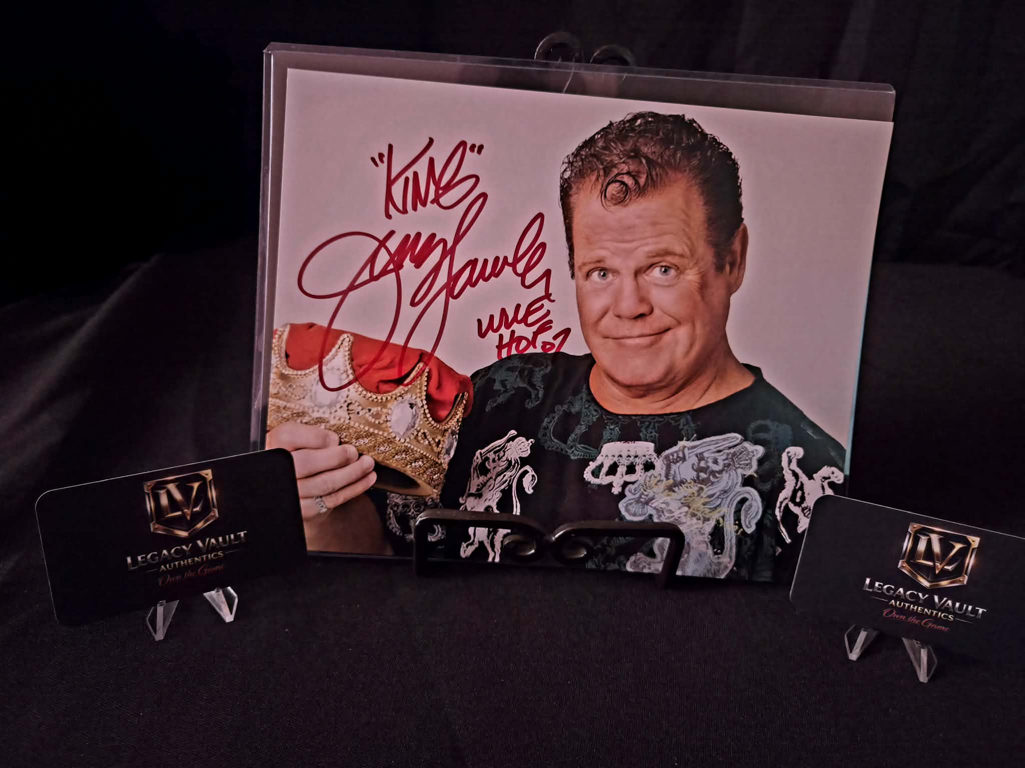 Jerry the King Lawler Signed 8x10 Autographed AEW WWE Legend Hall of Fame