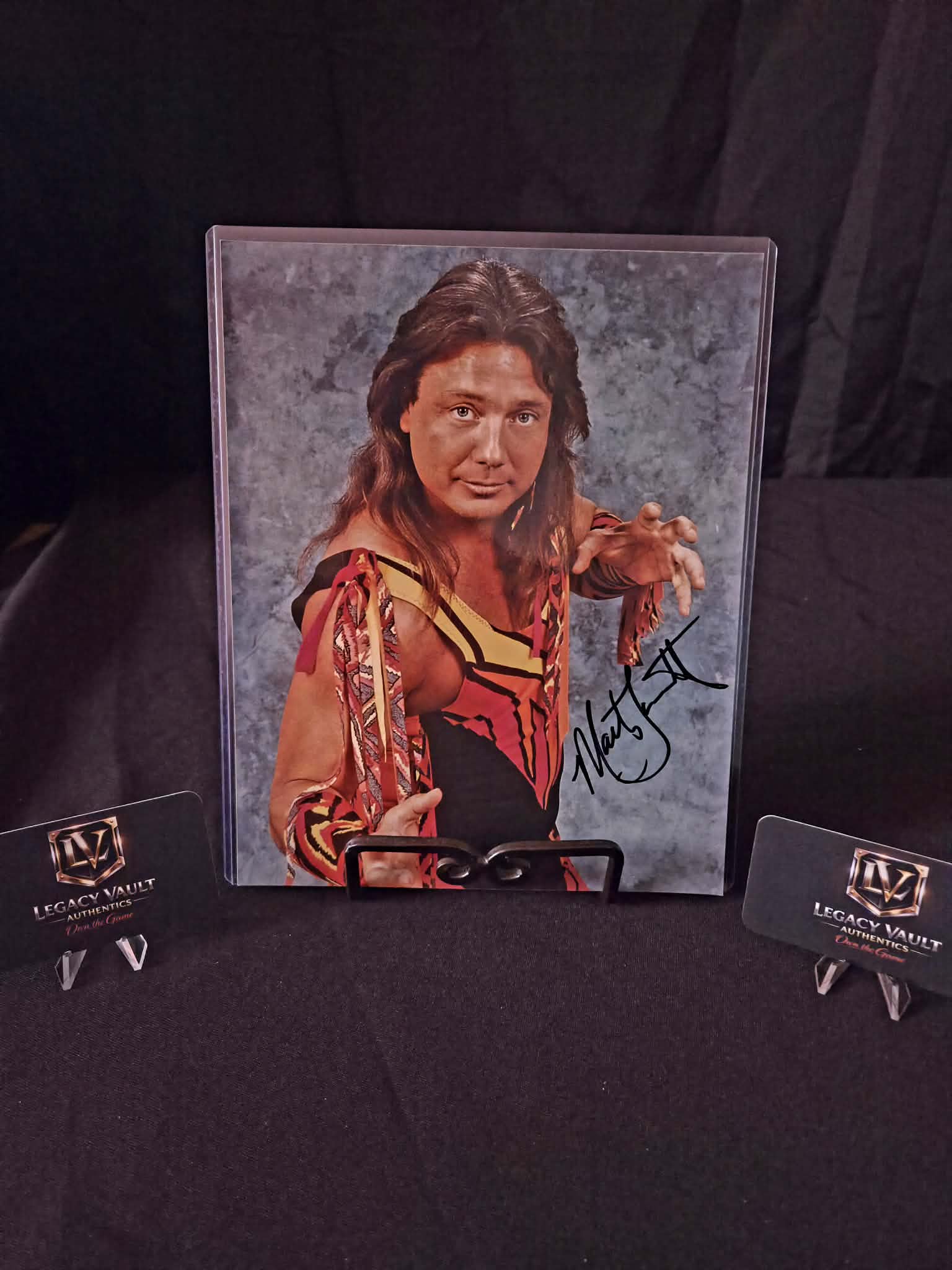 Marty Jannetty 8x10 Autographed AEW WWE Legend Hall of Fame