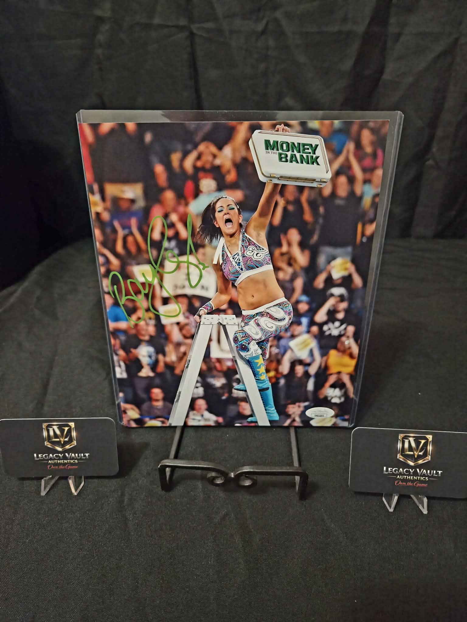 Bayley Signed 8x10 Autographed AEW WWE Legend Hall of Fame Diva JSA